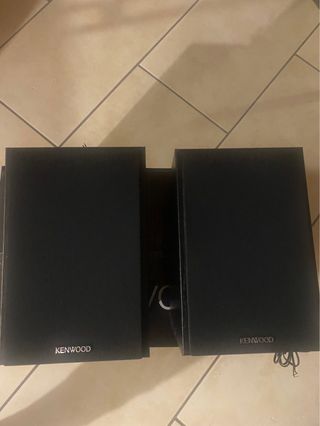 Coppia nuovissime casse passive  Kenwood nere