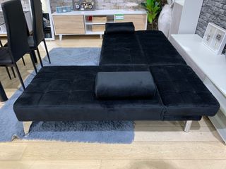 Sofá Cama Keren XS Negro Terciopelo