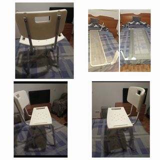 Silla de baño y barandas para cama