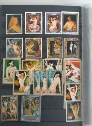 Lote Sellos Artísticos Eróticos