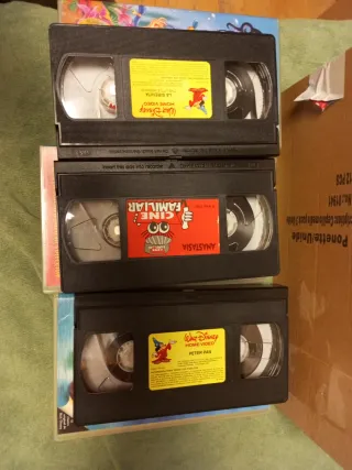 Lote 3 Cintas VHS Disney Clásicos (ES)
