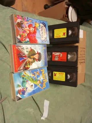 Lote 3 Cintas VHS Disney Clásicos (ES)