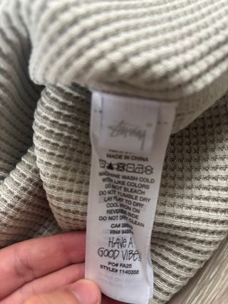 Jersey basic thermal de Stüssy beige