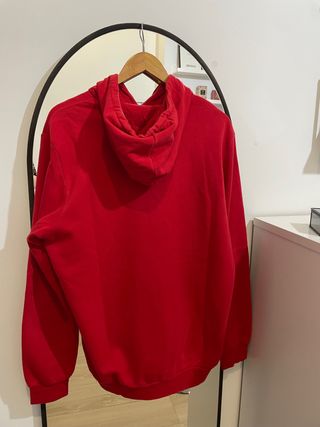 Sudadera Adidas Roja con Capucha