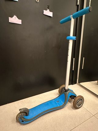 Globber Patinete 3 Ruedas Niños Azul