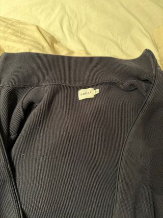 Celio Jersey Azul Marino Cremallera