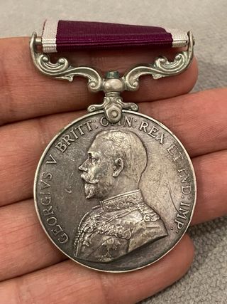 Medalla Plata Británica Jorge V