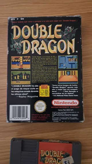 Juego Nintendo NES Double Dragon Juego Español PAL