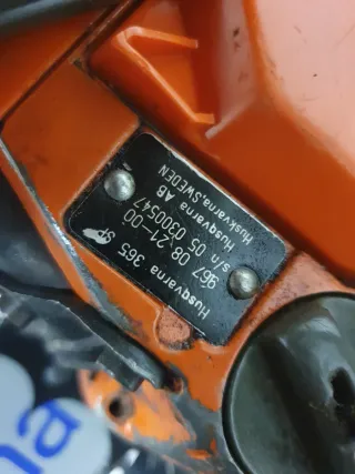 Motosierra Husqvarna 365 SP