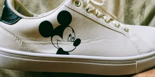 Zapatillas Blancas Mickey Mouse