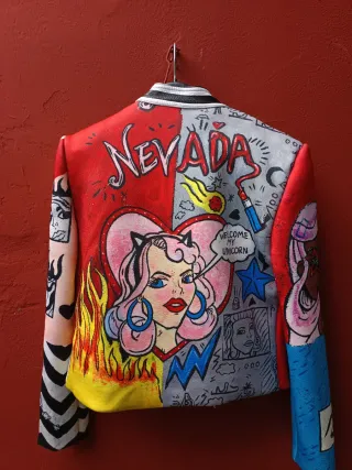 Chaqueta Biker Neopreno