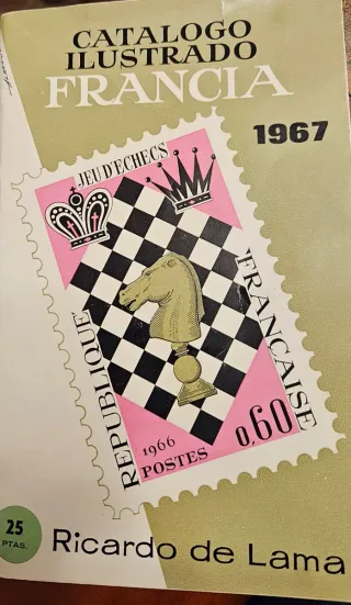 Catálogo Ilustrado Francia 1967 Sellos