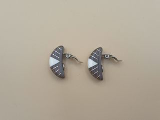 Pendientes de clip de plata