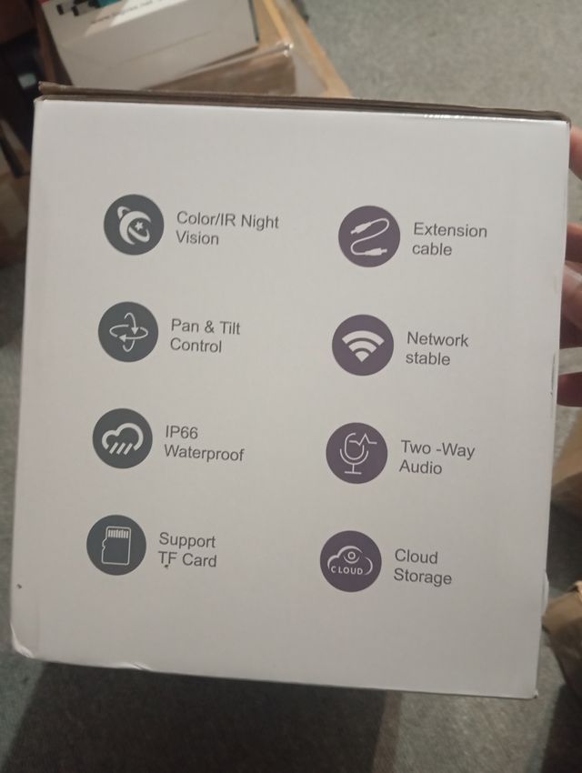 Cámara SHIWOJIA 30W Solar 36X Zoom 128GB