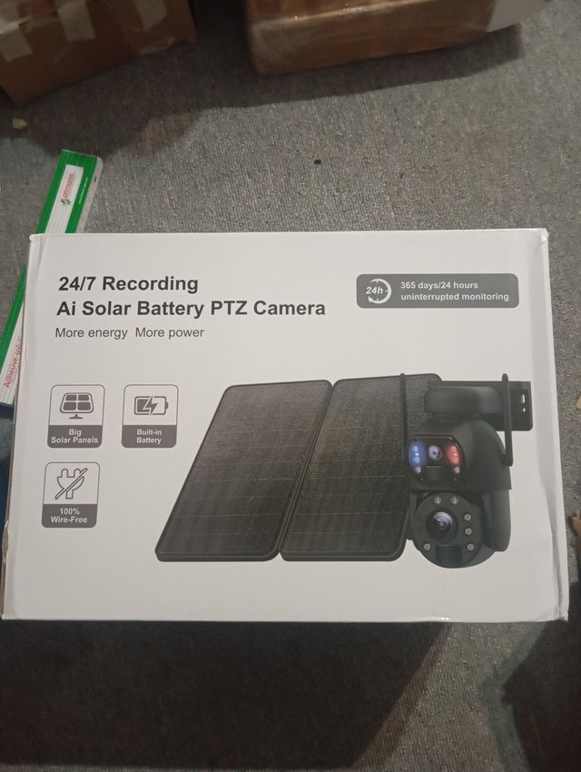 Cámara SHIWOJIA 30W Solar 36X Zoom 128GB