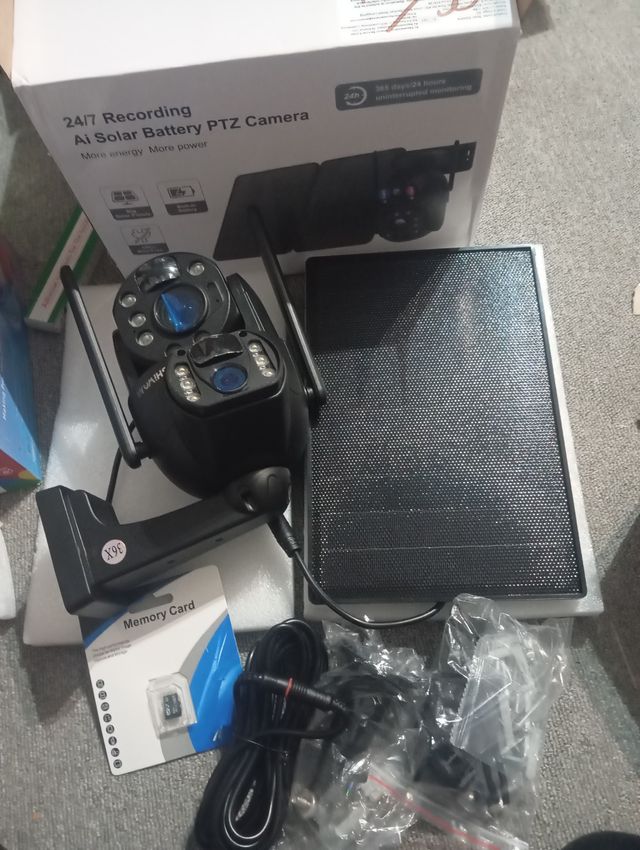 Cámara SHIWOJIA 30W Solar 36X Zoom 128GB