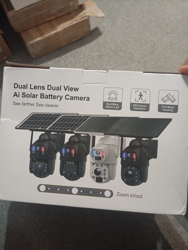 Cámara SHIWOJIA 30W Solar 36X Zoom 128GB