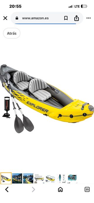 Kayak hinchable Explorer 2 plazas