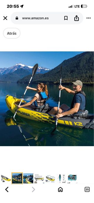 Kayak hinchable Explorer 2 plazas