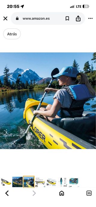 Kayak hinchable Explorer 2 plazas