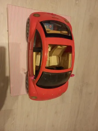 Coche Barbie Rosa con Accesorios