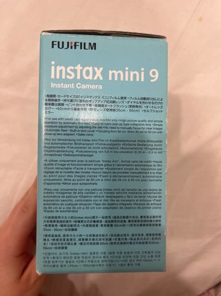 Cámara Fujifilm Instax Mini 9 Azul