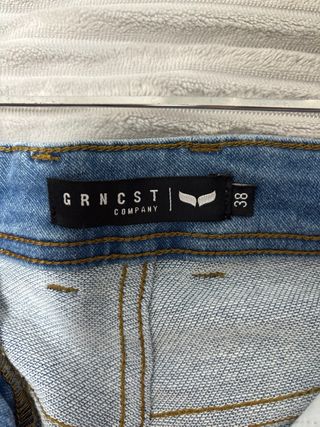 Pantalón corto vaquero azul hombre T.38