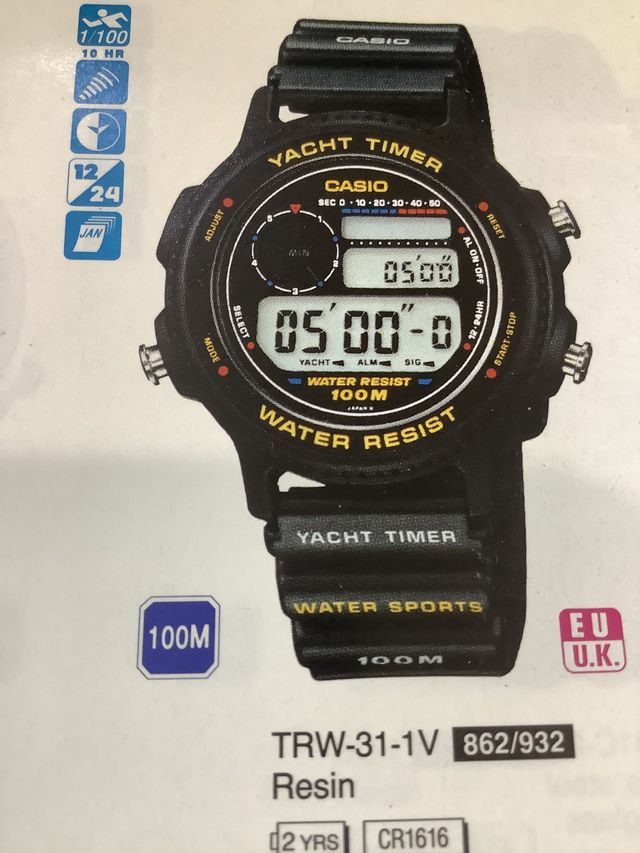 CASIO TRW 31 " YACTH TIMER " COLECCIONISTAS !!!