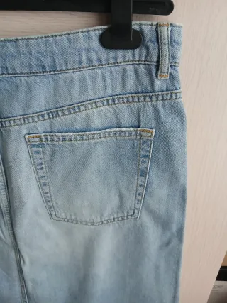 Falda vaquera midi Mango