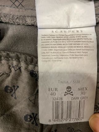 Lote 2 Pantalones Scalpers Talla 40
