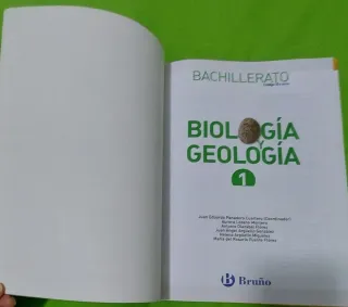 Código Bruño Biología y Geología 1 Bachillerato