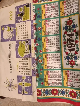 Calendario 1962 Coleccionista