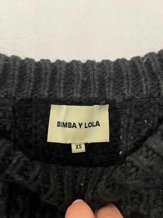 Jersey Bimba y Lola oversize negro