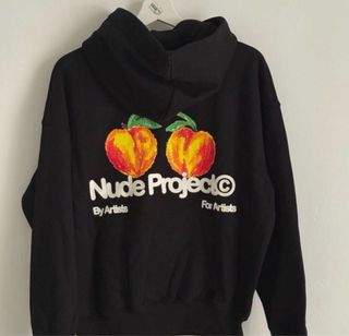 Sudadera Nude Project original Negra con Estampado