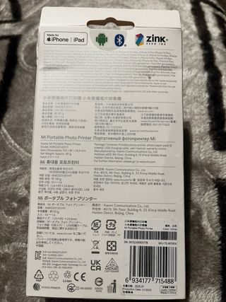 Xiaomi Mi Impresora Portátil Foto