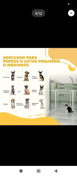 Valla Protectora Mascotas Blanca