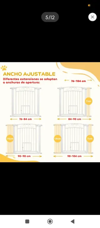 Valla Protectora Mascotas Blanca