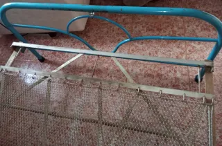 Cama 1.20m Azul Metal