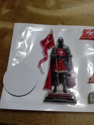 Figuras Templarios Imán Malta Gozo