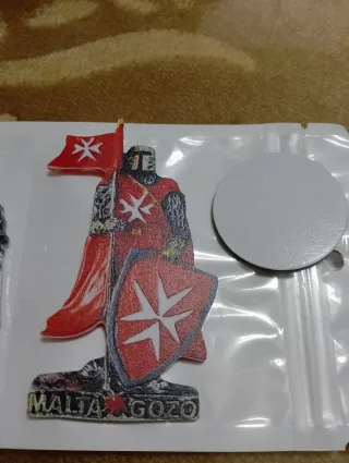 Figuras Templarios Imán Malta Gozo