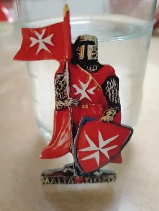 Figuras Templarios Imán Malta Gozo