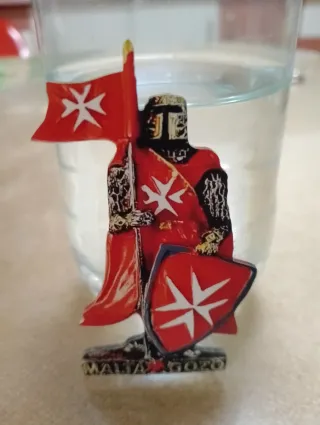 Figuras Templarios Imán Malta Gozo