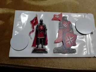Figuras Templarios Imán Malta Gozo