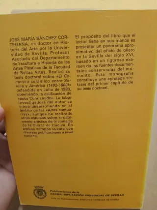 El Oficio de Ollero en Sevilla en el siglo XVI
