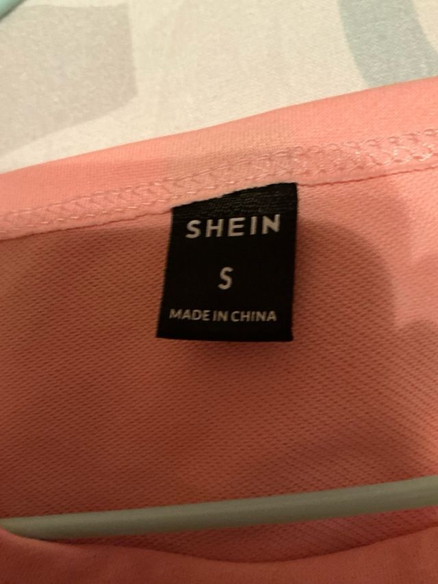 Camiseta rosa Shein Talla S