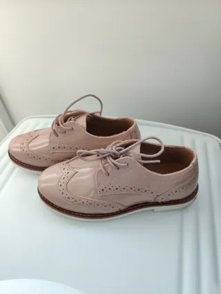 Zapatos Friboo niña rosa charol, 28.