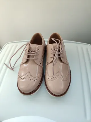 Zapatos Friboo niña rosa charol, 28.