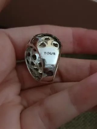 Anillo Tous Abombado Plata