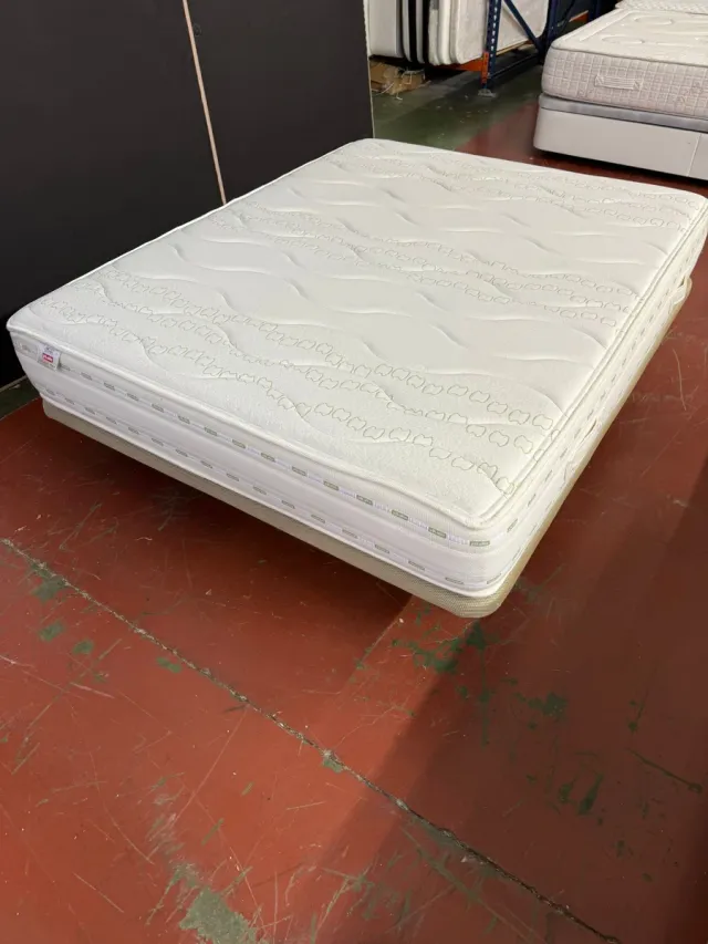 150x190 COLCHÓN PIKOLIN VISCO + BASE RETAPIZADA 3D