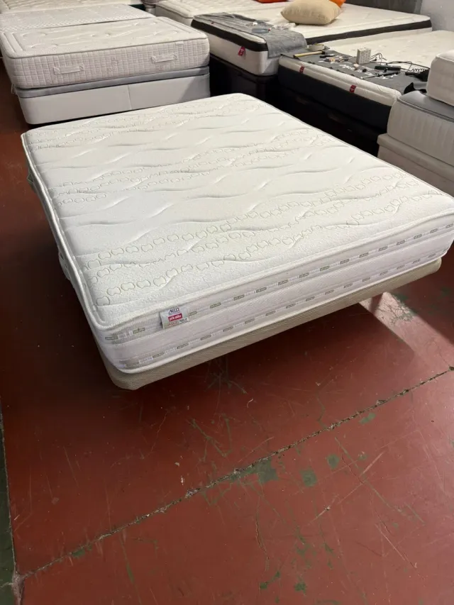 150x190 COLCHÓN PIKOLIN VISCO + BASE RETAPIZADA 3D